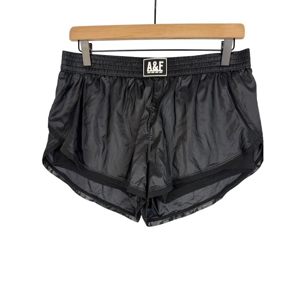 Abercrombie & Fitch Black Women's Running Shorts